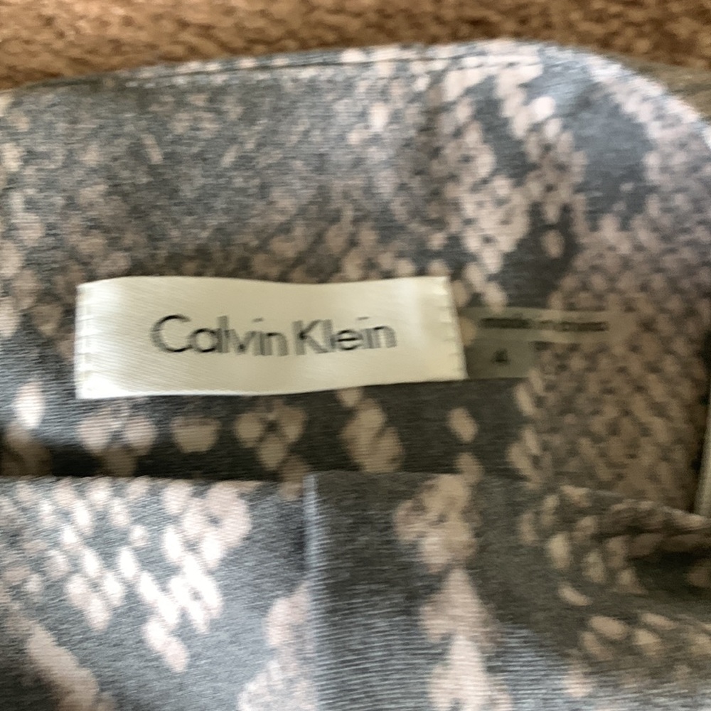 🌻 HOST PICK 🌻 Calvin Klein Snakeskin Patterned Dress with Belt - Picture 5 of 7